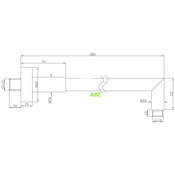 Ramie-scienne-mosiezne-38-cm-Omnires-RA04-30262