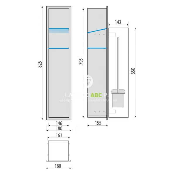 Schowek-WC-80-cm-stal-MCJ-BEND-B.PW1D-WC-800-SB-WH-glossy-mirror-drzwi-polka-114663