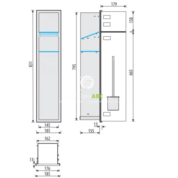 Schowek-WC-ze-stali-nierdzewnej-MCJ-czarny-Z.PW2TLBL-WC-800-lewy-108958