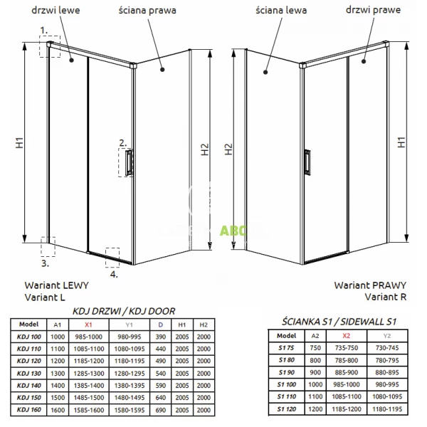 Scianka-boczna-S1-90x200-Radaway-IDEA-387050-01-01R-prawa-chrom-97955