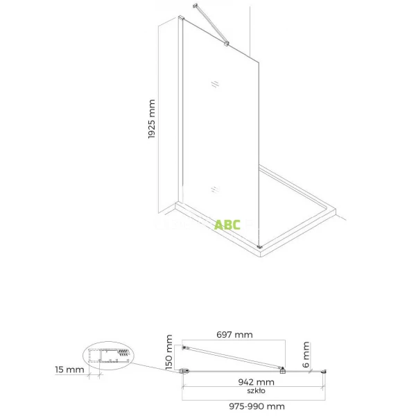 Scianka-prysznicowa-100-cm-boczna-do-drzwi-Oltens-HALLAN-22102300-czarna-mat-160224