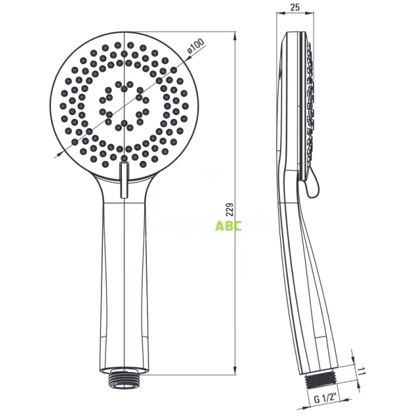Sluchawka-natryskowa-3-funkcyjna-Deante-ARNIKA-NERO-NQA-N51S-czarna-126727