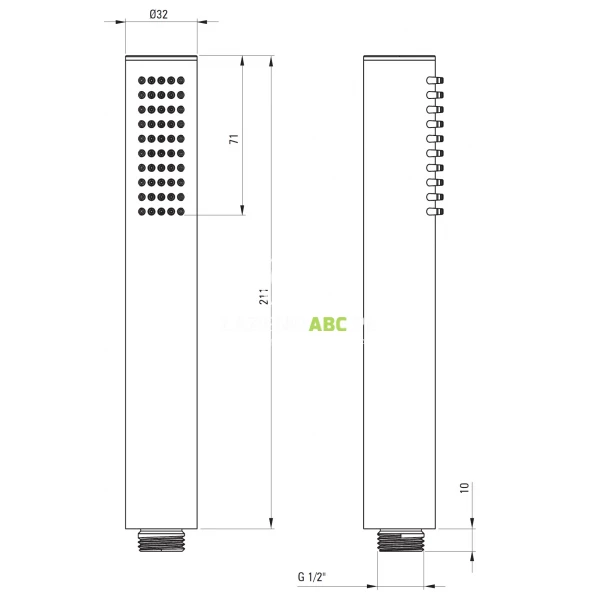Sluchawka-prysznicowa-1-funkcyjna-Deante-SILIA-NQS-N51S-czarna-mat-168798