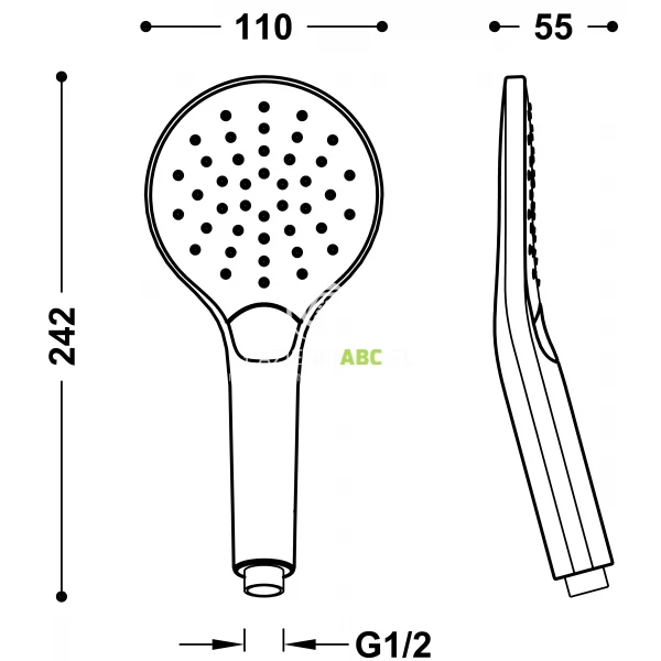 Sluchawka-prysznicowa-3-funkcyjna-ECO-DROP-Tres-BARRAS-Y-DUCHA-EXCL-29963112KM-czarna-metalizowana-141041