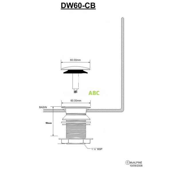 Spust-umywalkowy-dekoracyjny-z-nakretka-bez-przelewu-McAlpine-DWU60-CB-chrom-52367