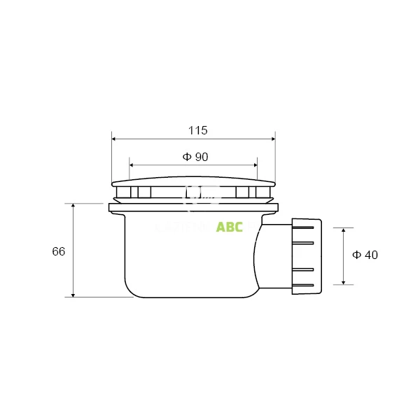 Syfon-brodzikowy-90-mm-Excellent-ZERO-INEX.1616.90-96308
