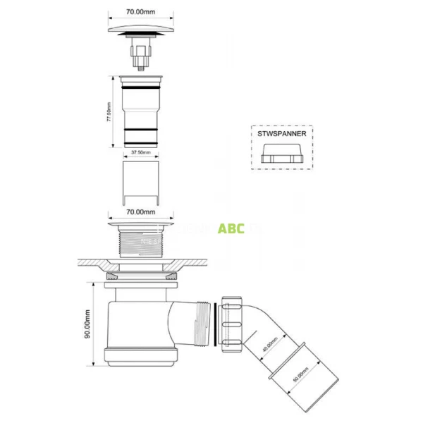 Syfon-brodzikowy-klik-klak-52-mm-z-odejsciem-40-50-mm-czyszczony-od-gory-pokrywa-mosiadz-McAlpine-HC26CLCP-chromowany-30308