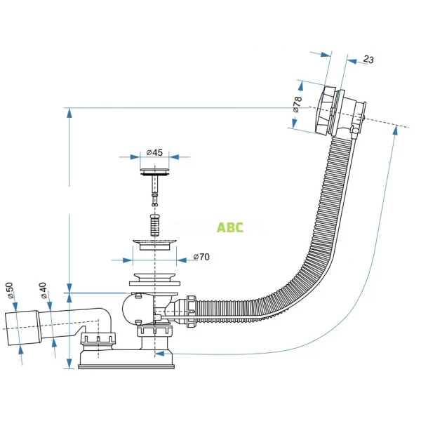 Syfon-wannowy-Besco-SW-AUTO-automatyczny-103735