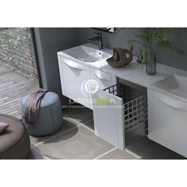 Szafka-niska-boczna-40-cm-1S-z-koszem-Oristo-SKAGEN-OR49-SN1S-40-2-biala-mat-162821