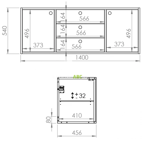 Szafka-podumywalkowa-140-cm-3S-2D-Elita-LEGACY-168916-orzech-amerykanski-fornir-145549