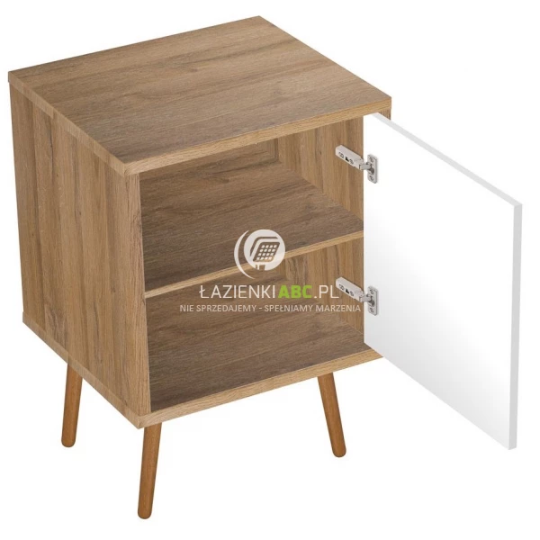 Szafka-podumywalkowa-50-cm-z-polka-Oltens-HEDVIG-60203060-biala-polysk-dab-natural-151367