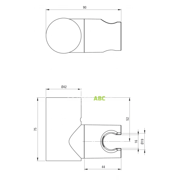 Uchwyt-punktowy-sluchawki-Deante-ROUND-ANO-D21U-titanium-186367