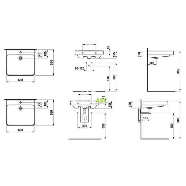 Umywalka-60x55-dla-osob-niepelnosprawnych-Laufen-PRO-LIBERTY-H8119500001561-bez-przelewu-105878