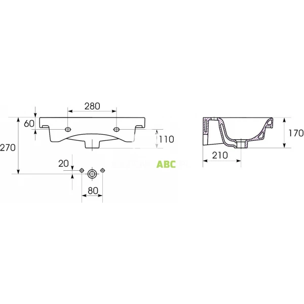 Umywalka-meblowa-60-Cersanit-MODUO-SLIM-K116-010-99348