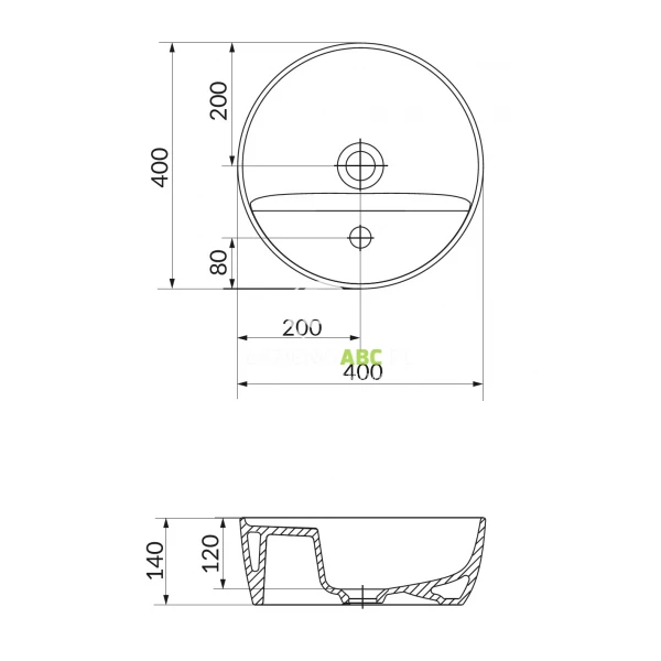 Umywalka-nablatowa-40x40-okragla-Cersanit-MODUO-K116-153-202817