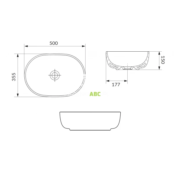 Umywalka-nablatowa-owalna-50x35-5-Cersanit-MODUO-K116-107-antracytowa-mat-169134