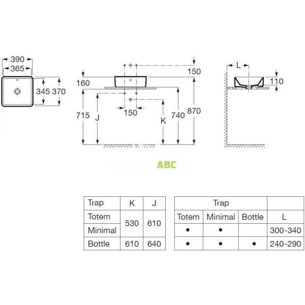 Umywalka-nablatowa-prostokatna-39x37-Roca-GAP-A3270ML000-wyprzedaz-105727