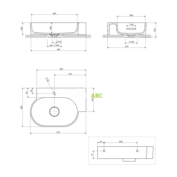 Umywalka-nablatowa-wiszaca-55x38-prawa-Omnires-OVO-M-OVO555UWPMB-midnight-blue-mat-225581