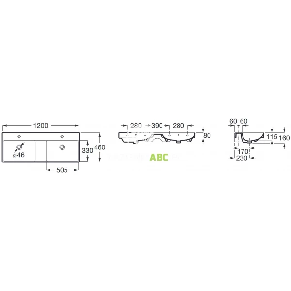Umywalka-scienna-120x46-podwojna-Roca-ONA-A32768B000-147604