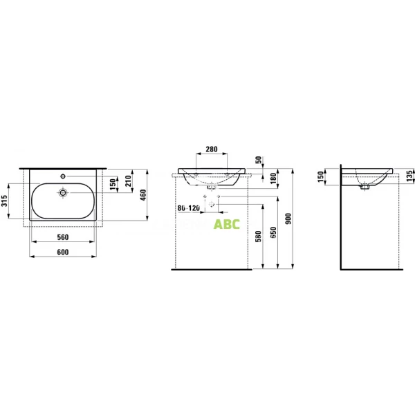 Umywalka-scienna-60x46-z-otworem-na-baterie-oraz-przelewem-LCC-Laufen-LUA-H8160834001041-szlifowany-spod-151707