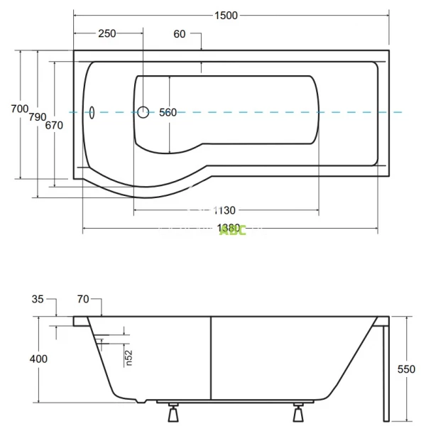 Wanna-asymetryczna-150x70-z-parawanem-Besco-INSPIRO-WAI-150-NLE-lewa-78657