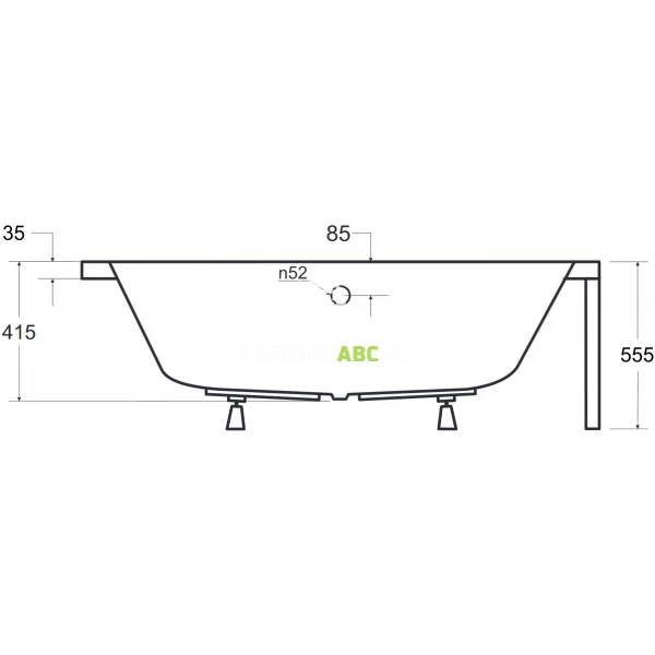 Wanna-narozna-170x125-Besco-INTIMA-DUO-WAID-170-NL-lewa-121433