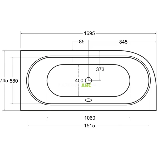 Wanna-narozna-170x75-Besco-AVITA-SLIM-WAV-170-SL-AS-lewa-121437