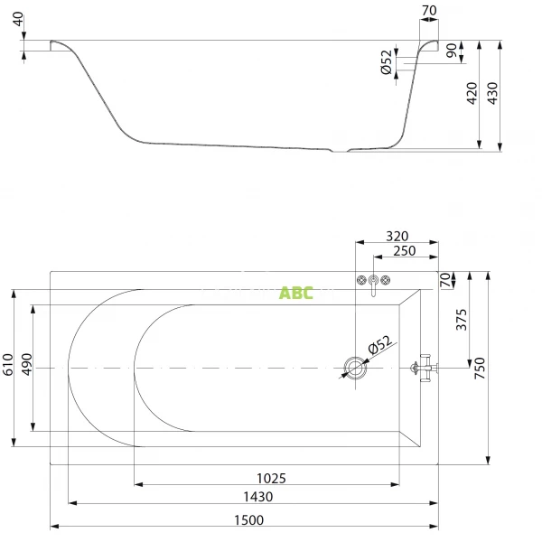 Wanna-prostokatna-150x75-Cersanit-CITY-S301-334-174015