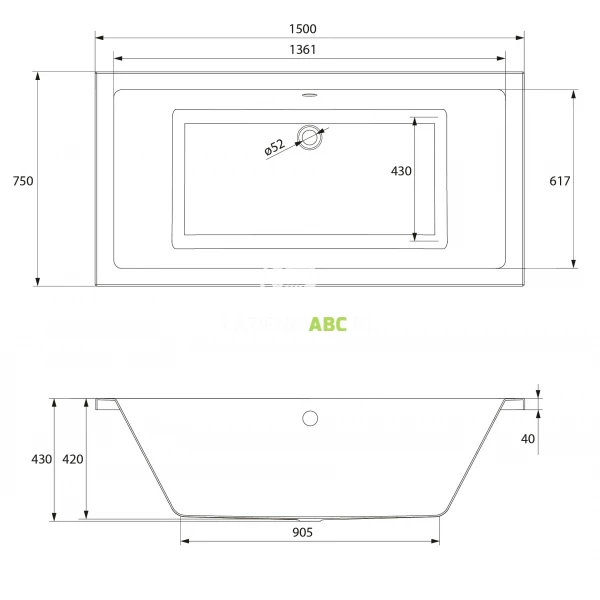 Wanna-prostokatna-150x75-Cersanit-INTRO-S301-066-20354