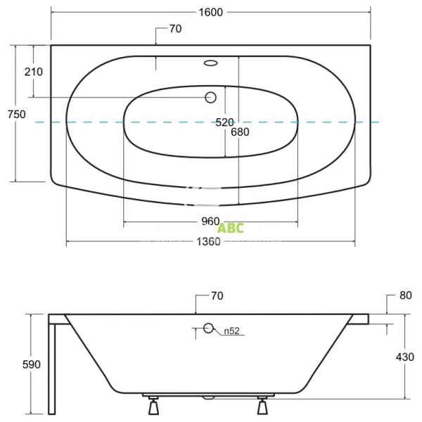 Wanna-prostokatna-160x75-Besco-TELIMENA-WAT-160-JA-78722