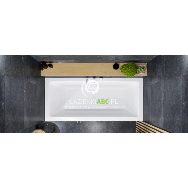 Wanna-prostokatna-160x75-Excellent-HEAVEN-SLIM-WAEX.HEV16WHS-ARIN.FLOW.WH-przelew-bialy-124569