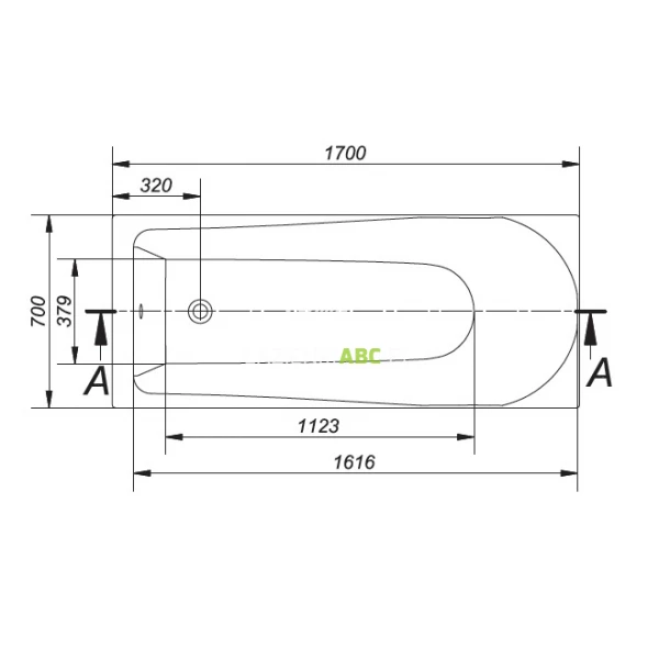 Wanna-prostokatna-170x70-Cersanit-FLAVIA-S301-107-60485