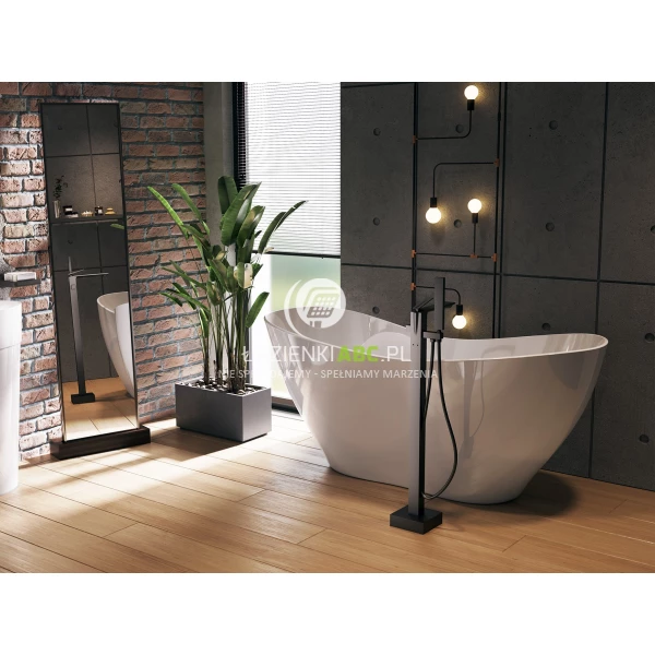 Wanna-wolnostojaca-160x70-korek-klik-klak-bialy-czyszczony-od-gory-Besco-VIYA-WMD-160-VKW-134265