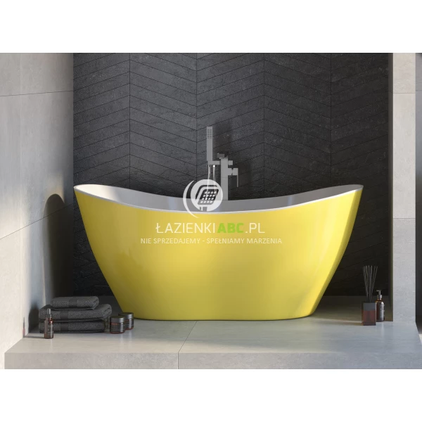 Wanna-wolnostojaca-160x70-korek-klik-klak-czarny-czyszczony-od-gory-Besco-VIYA-WMD-160-VKB-134264