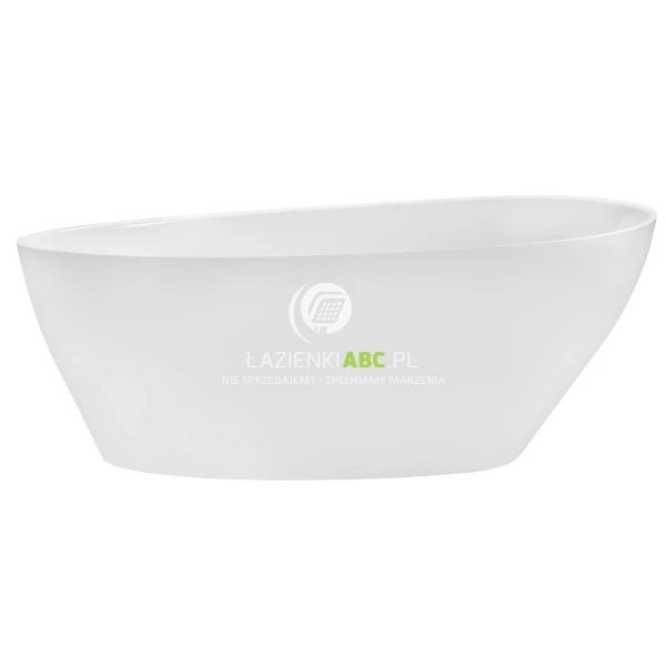 Wanna-wolnostojaca-160x70-korek-klik-klak-zloty-czyszczony-od-gory-Besco-GOYA-WMD-160-GKG-134242