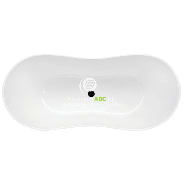 Wanna-wolnostojaca-170x72-z-czarnym-korkiem-klik-klak-czyszczonym-od-gory-Besco-VIYA-B-W-WMD-170-VWB-bialy-polysk-czarny-polysk-141491