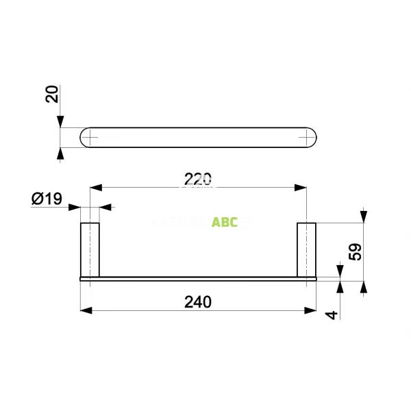 Wieszak-na-recznik-22-cm-KFA-864-025-81-czarny-151250