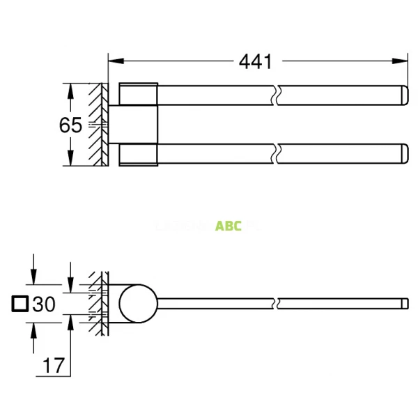 Wieszak-na-recznik-Grohe-SELECTION-41063DC0-stal-nierdzewna-113250