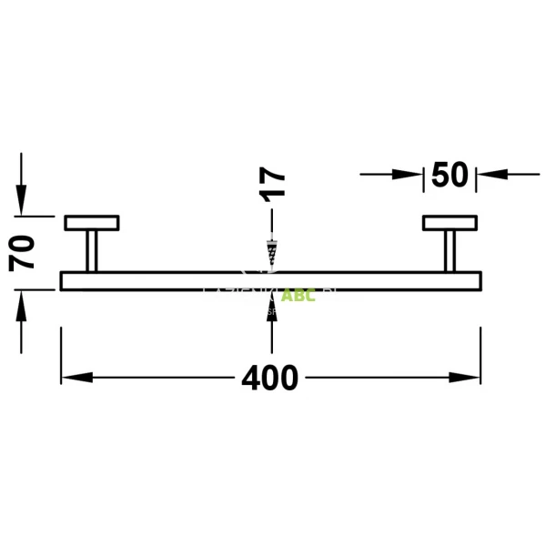 Wieszak-na-recznik-kwadratowy-40-cm-Tres-10723601KMB-czarny-braz-162337