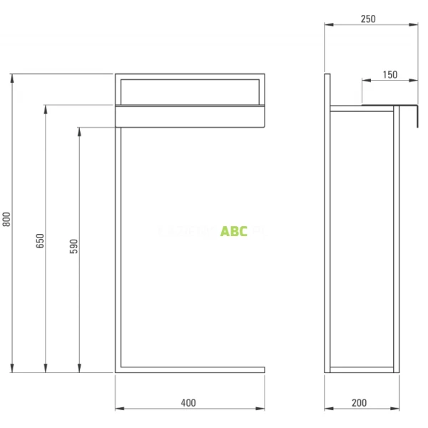 Wieszak-podlogowy-z-polka-Deante-MOKKO-NERO-ADM-N632-czarny-mat-126755