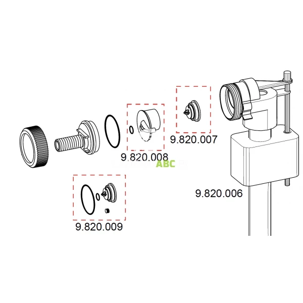 Wkladka-z-tworzywa-z-uszczelka-O-ring-do-zaworu-plywakowy-typu-F1-9.820.006-Tece-9.820.008-wyprzedaz-70003