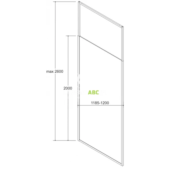 Wspornik-sufitowy-walk-in-120x202-Besco-ICON-IC-120-200C-124380