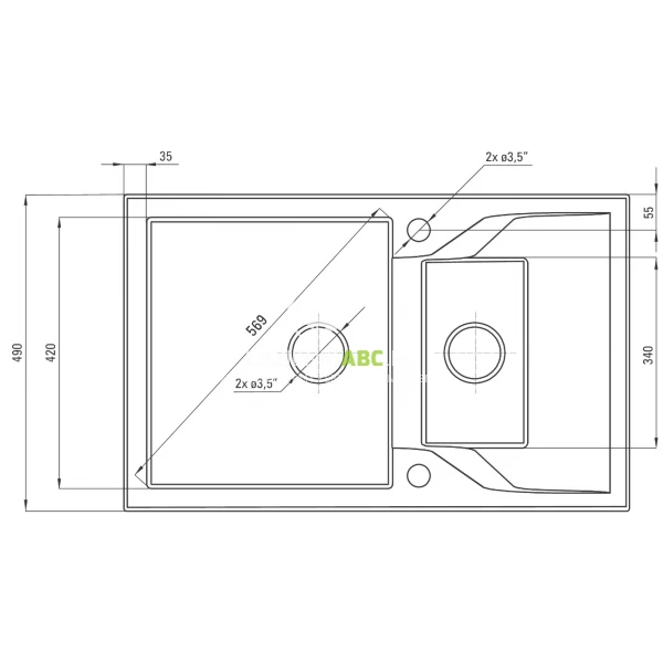 Zlewozmywak-granitowy-1-5-komorowy-z-krotkim-ociekaczem-Deante-ANDANTE-ZQN-5513-bez-112582