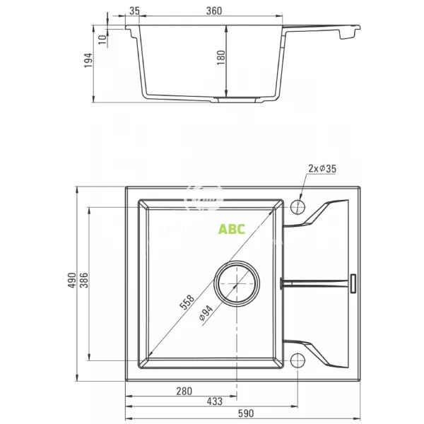 Zlewozmywak-granitowy-1-komorowy-59x49-z-krotkim-ociekaczem-Deante-ANDANTE-ZQN-A11A-alabaster-80028