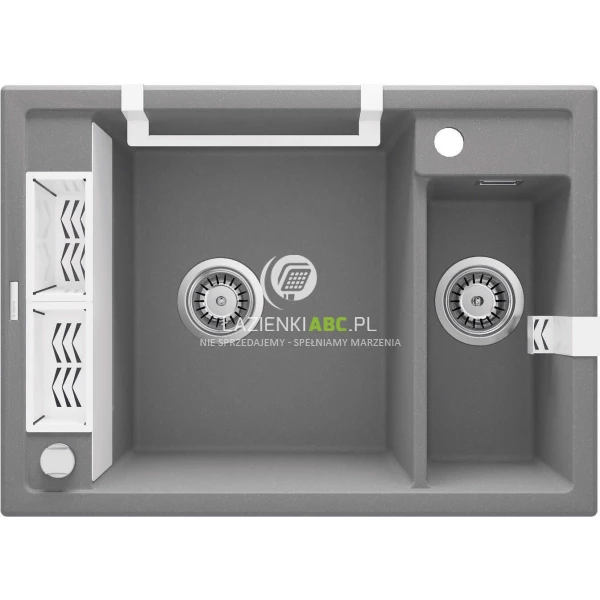 Zlewozmywak-granitowy-magnetyczny-1-5-komorowy-Deante-MAGNETIC-ZRM-S503-szary-metalik-126541