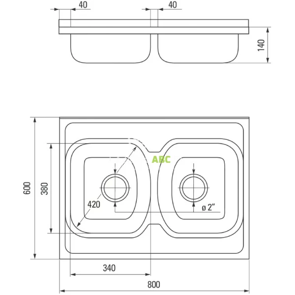 Zlewozmywak-stalowy-2-komorowy-80x60-bez-ociekacza-Deante-TANGO-ZM6-320N-nieodwracalny-dekor-74911