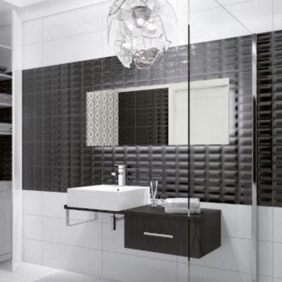 Łazienka w stylu glamour