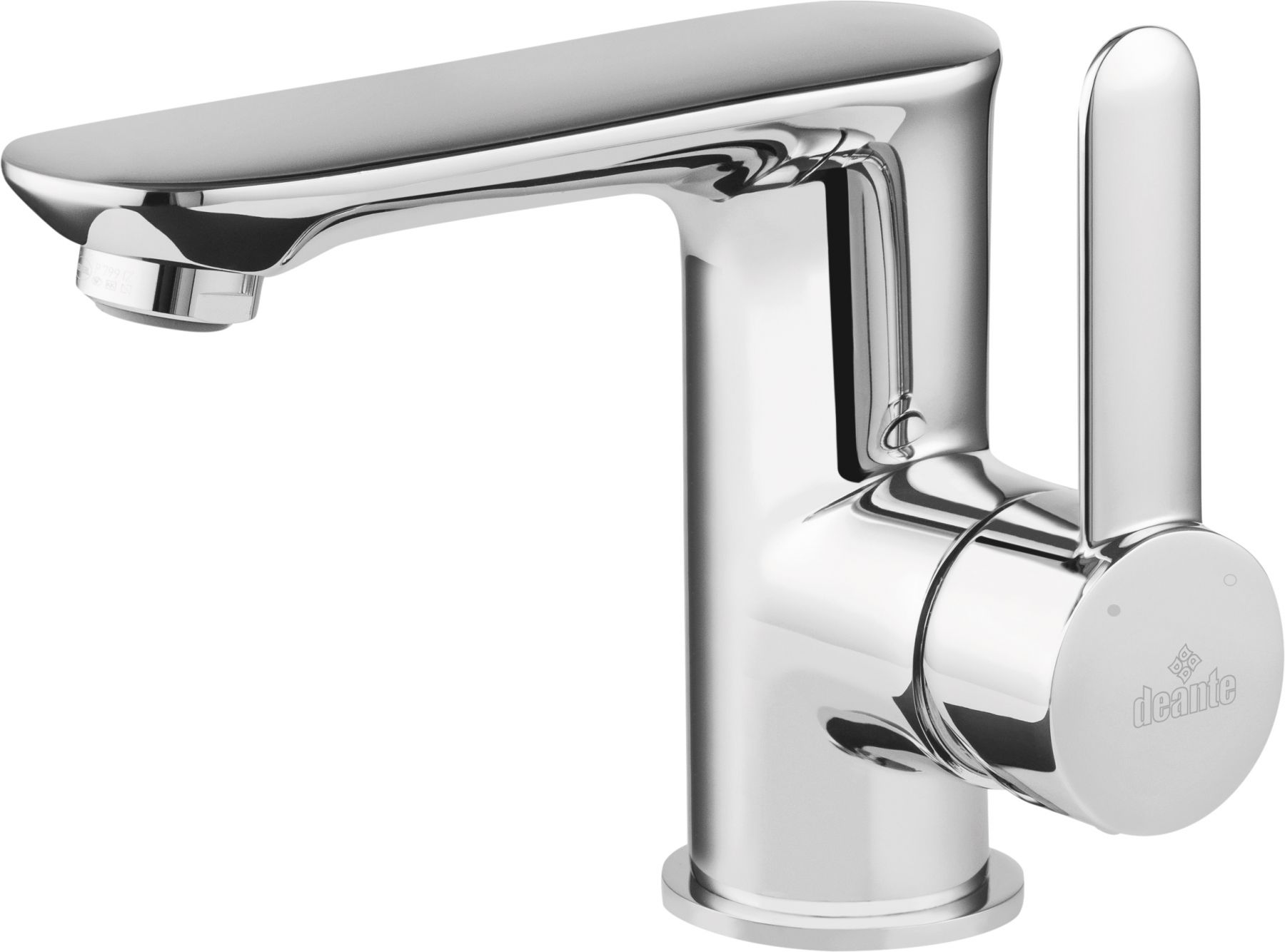 Bateria umywalkowa z boczną dźwignią + korek click-clack Deante KALIA BGK 021N wyprzedaż