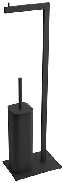 Czarny stojak na papier ze szczotką Excellent RIKO DOEX.1650BL