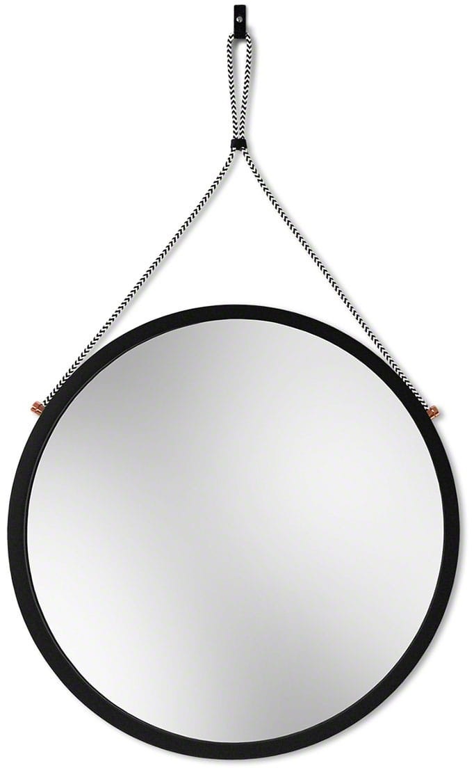 Lustro okrągłe 60 cm Giera Design SCANDI POWER CHEVRON